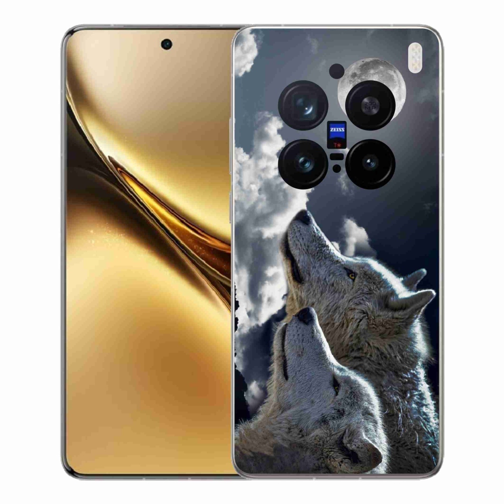 Zselés borítás mmCase a Vivo X200 Pro 5G készülékhez - farkasok