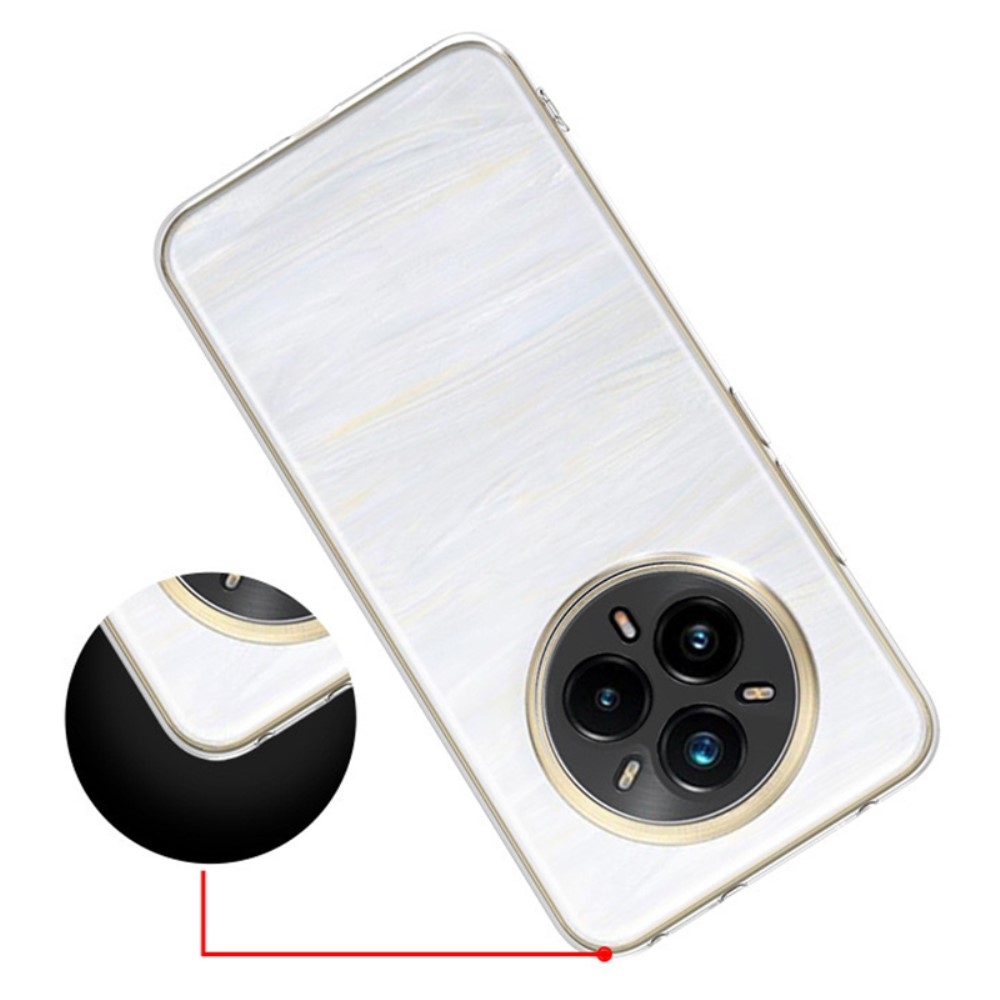 Átlátszó zselés tok a Realme 14 Pro+ 5G készülékhez - átlátszó