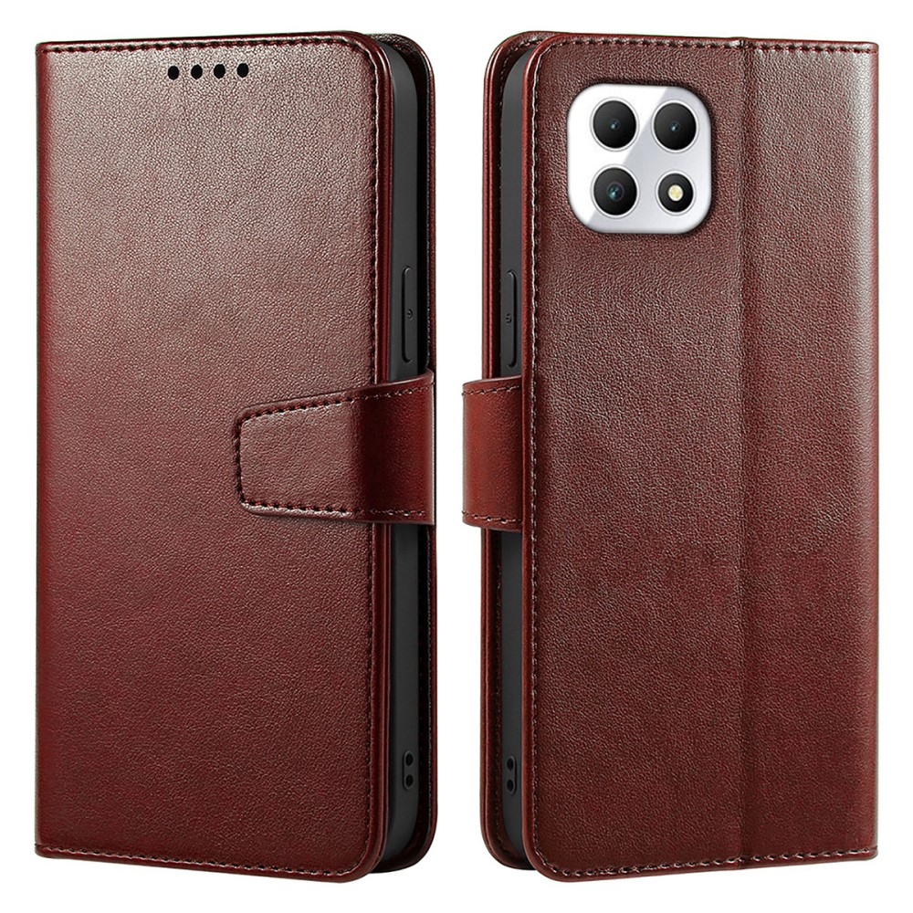 Erős könyves tok a T-Mobile T Phone 2 készülékhez - barna színű