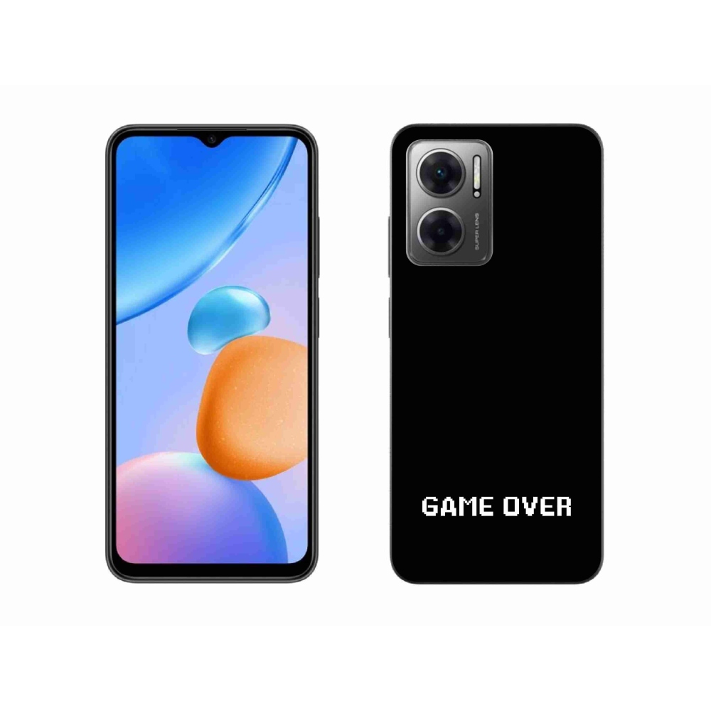 Gél borító mmCase a Xiaomi Redmi 10 5G-hez - játék fekete háttérrel