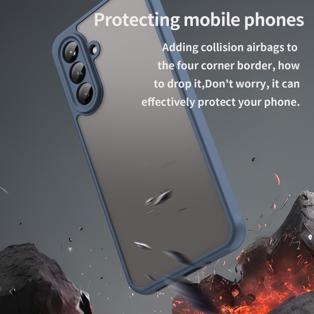 Zselés tok kemény hátlappal Samsung Galaxy A26 5G - kék