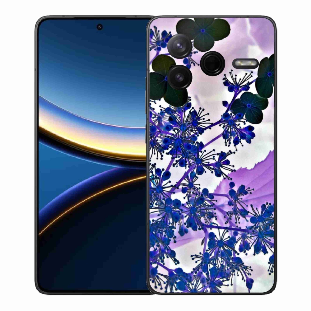 Gél borítás mmCase a Xiaomi Poco F7 Pro számára - hortenzia virág