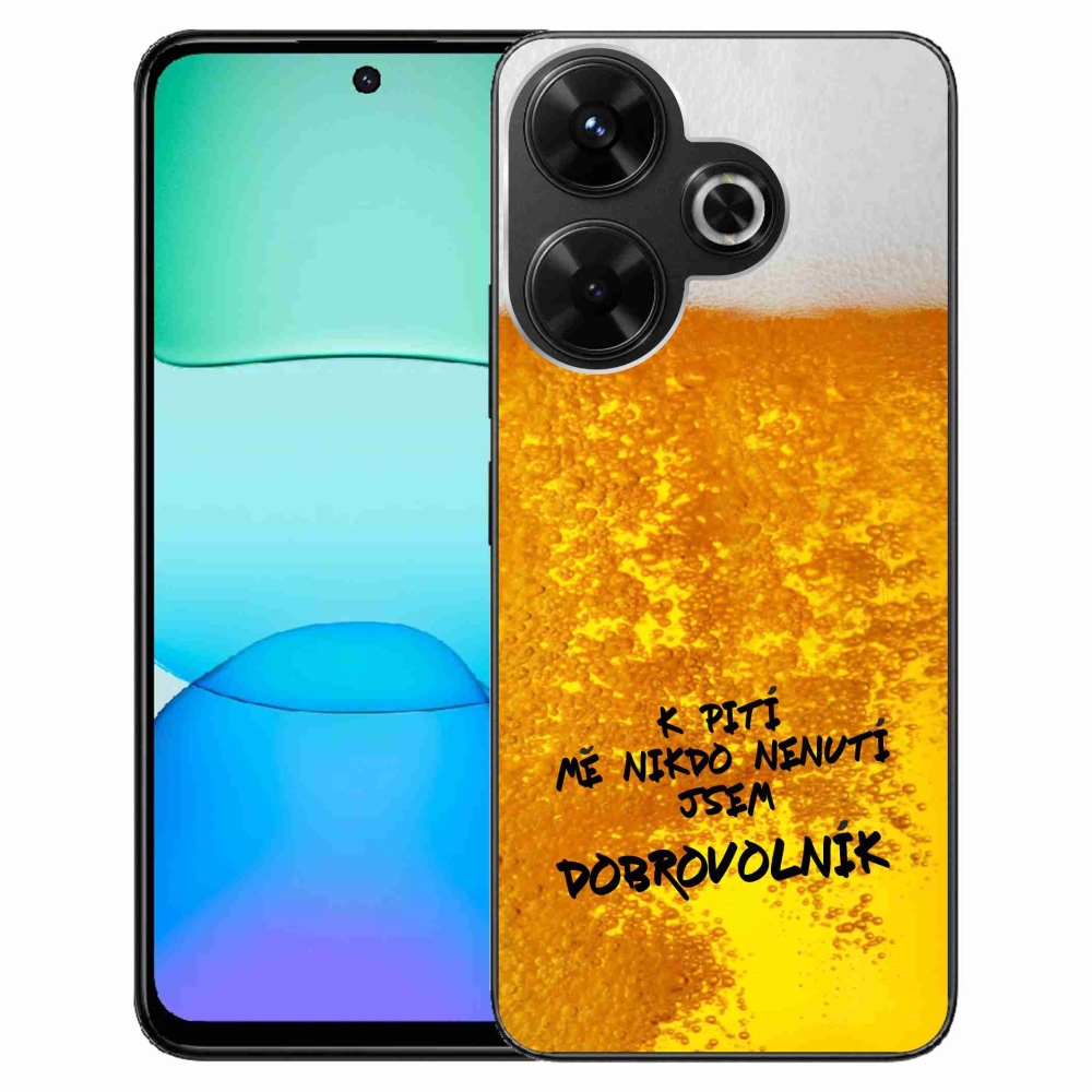 Gél borító mmCase a Xiaomi Redmi 13 4G/Poco M6 4G - sör motívum 4