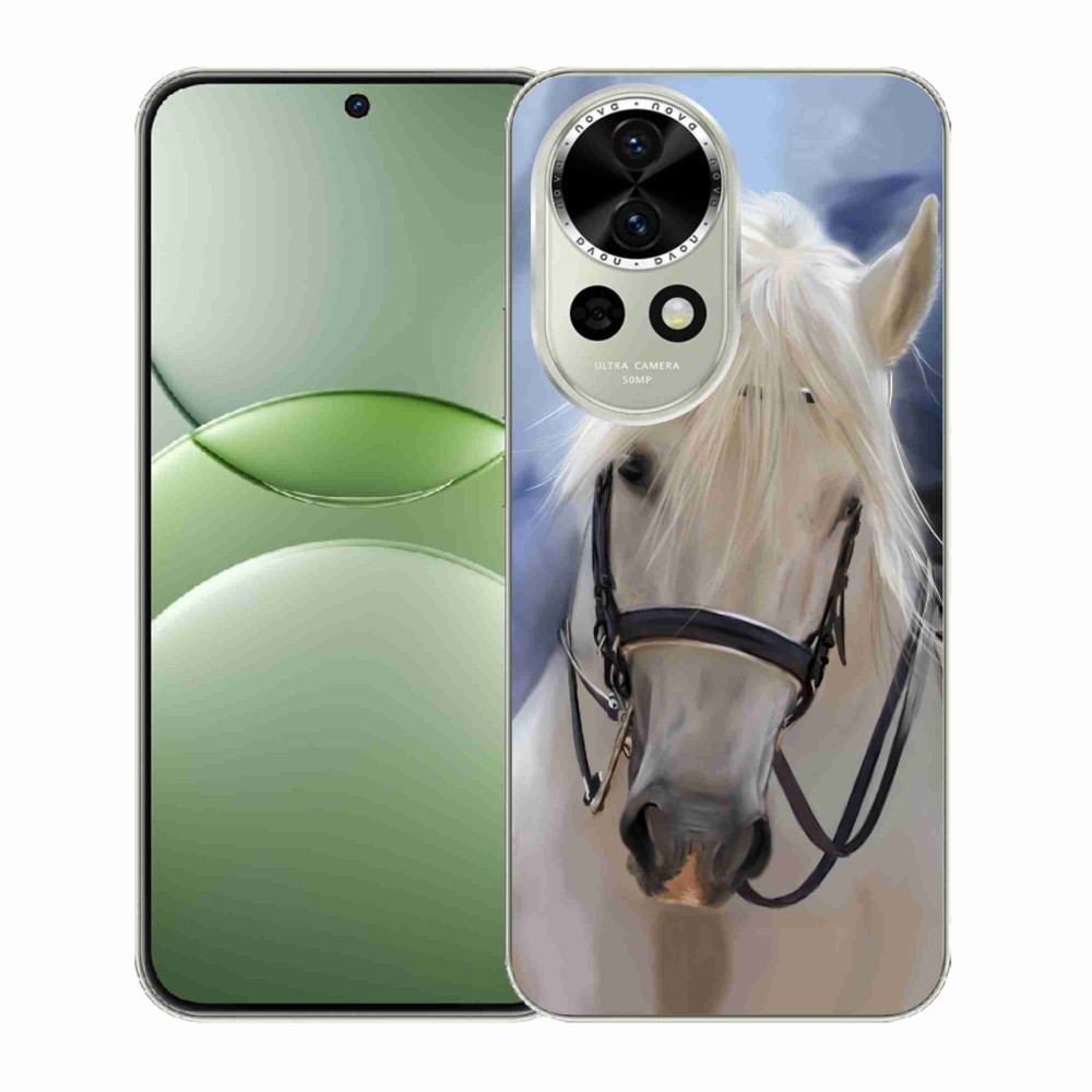 Gél borítás mmCase a Huawei Nova 13 5G - fehér ló - Huawei Nova 13 5G - fehér ló
