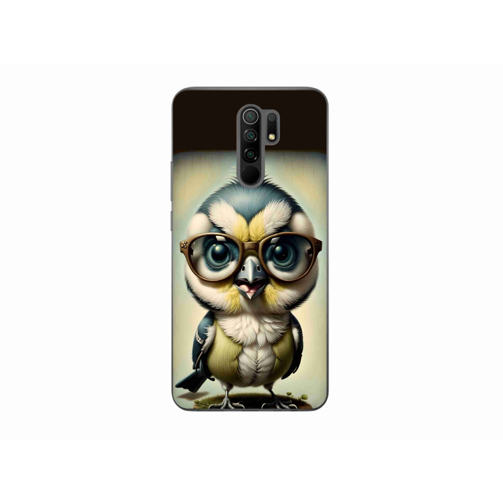 Gél borítás mmCase a Xiaomi Redmi 9 - cub szemüveggel