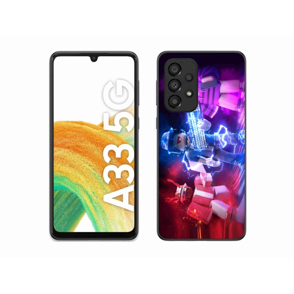 Gél borítás mmCase Samsung Galaxy A33 5G készülékhez - roblox