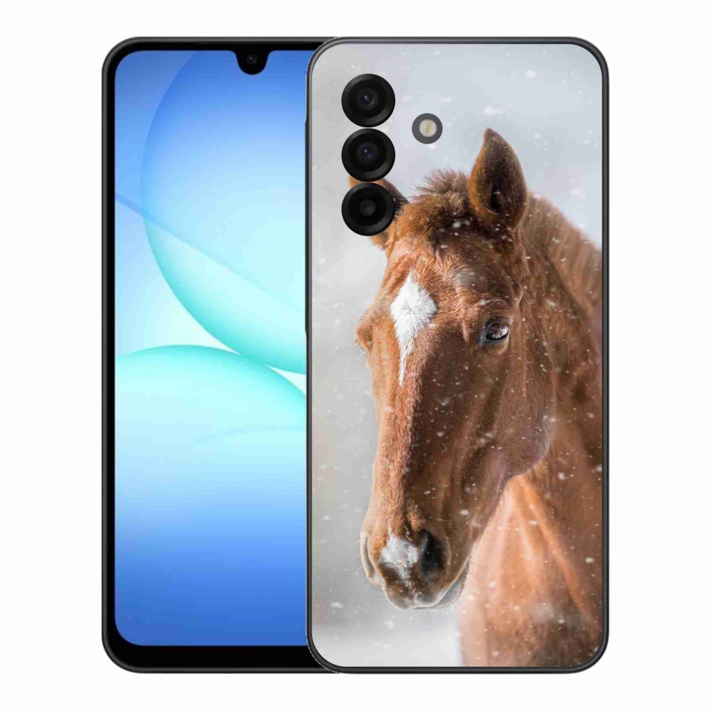 Zselés borítás mmCase Samsung Galaxy A17 4G/5G - barna ló 2