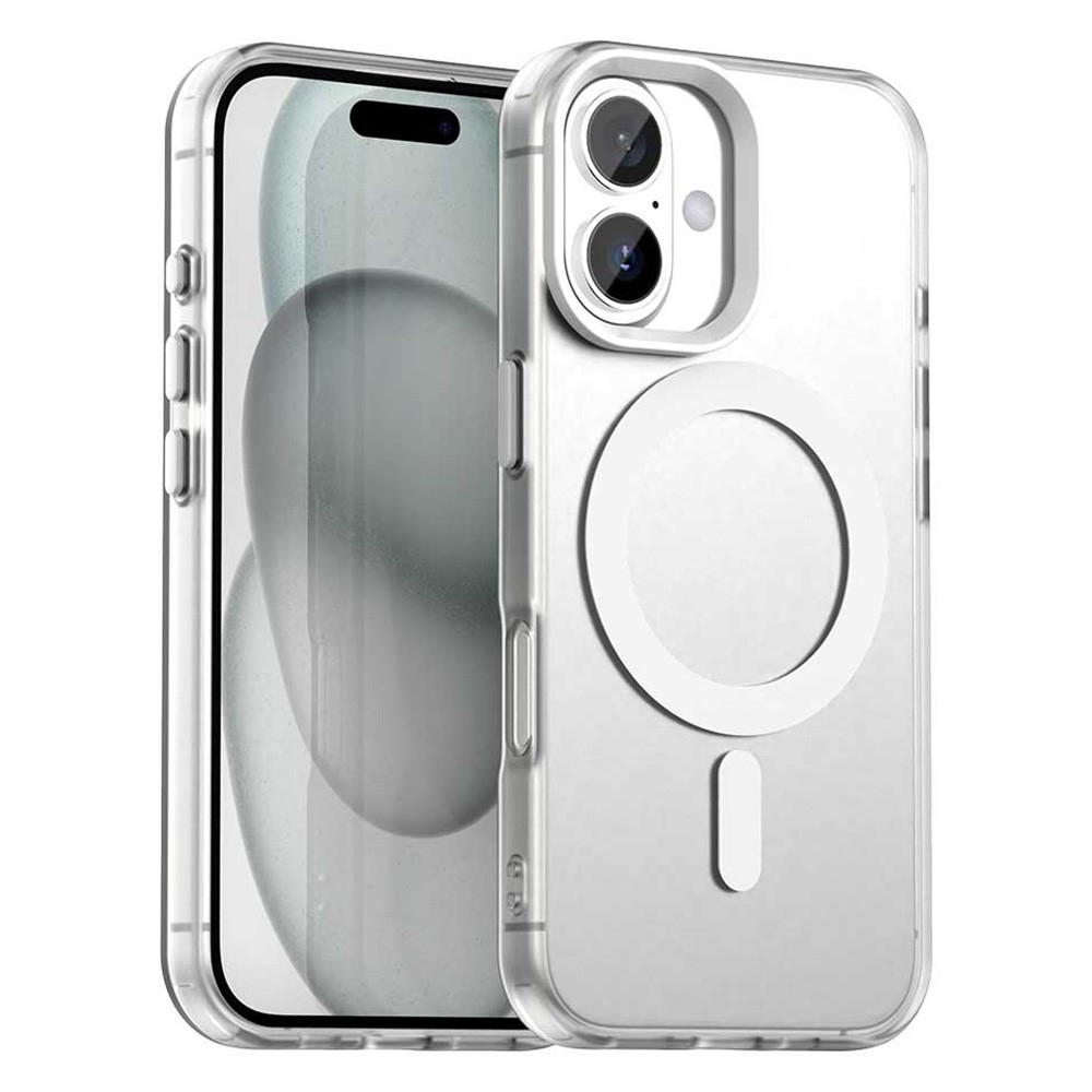 Candy zselés tok MagSafe iPhone 17 készülékhez - fehér