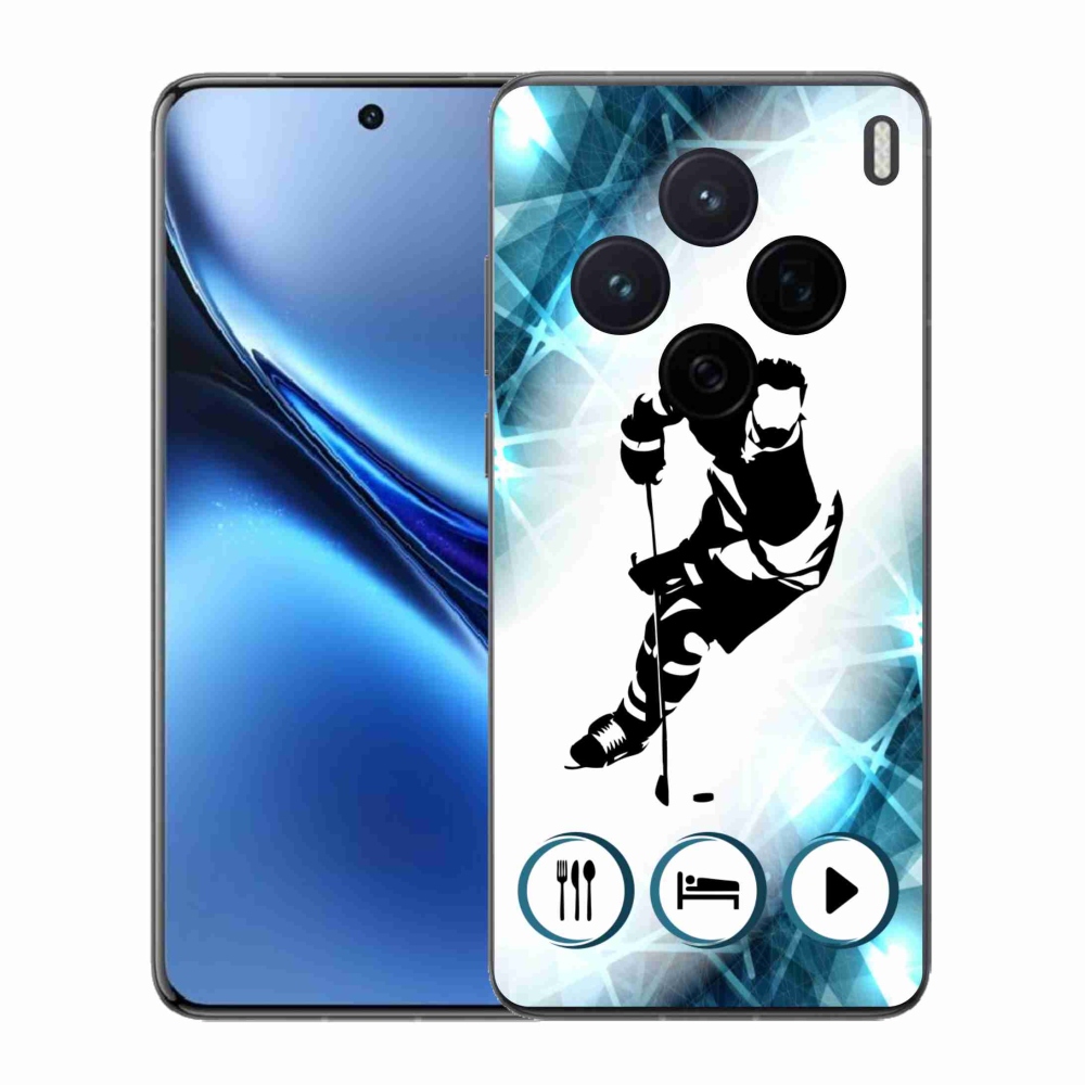 Zselés borítás mmCase a Vivo X200 5G-n - jégkorong 1