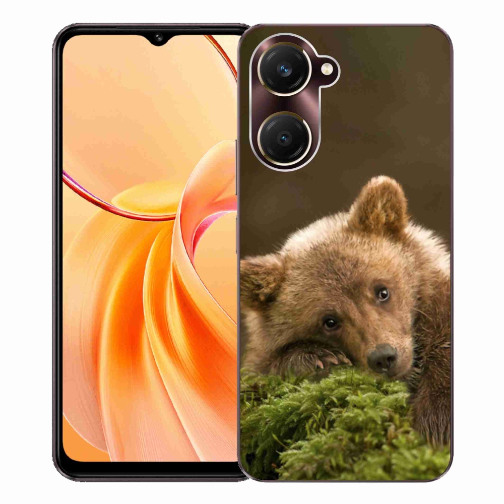 Gél védőburkolat mmCase a Vivo Y28s 5G-hez - medve