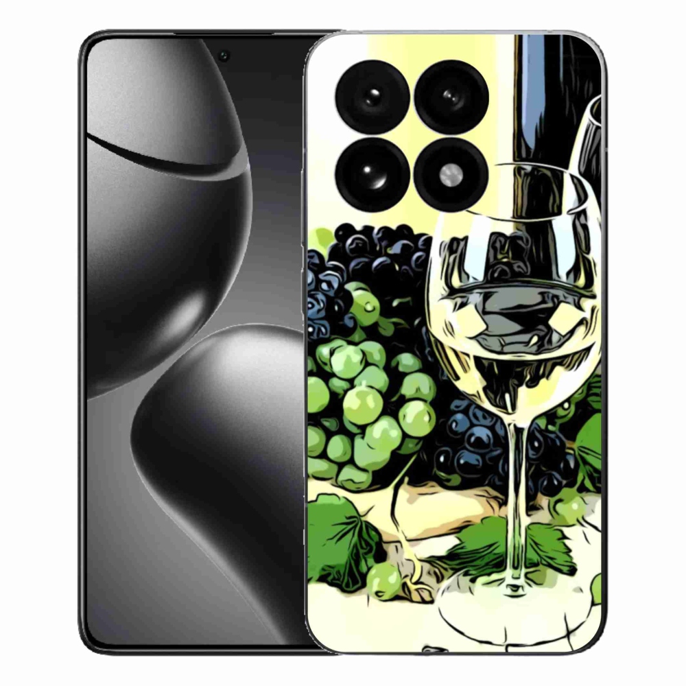 Gél borítás mmCase a Xiaomi 15T számára - pohár bor