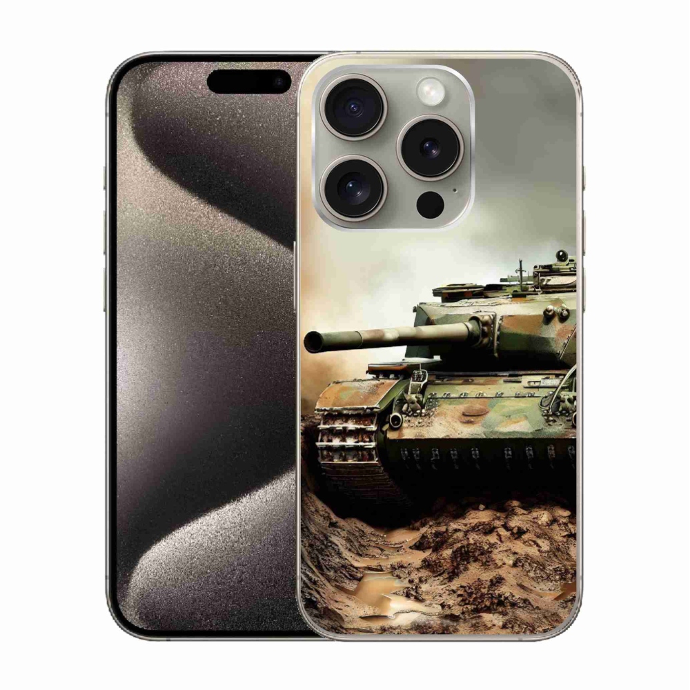 Gél védőburkolat mmCase iPhone 15 Pro készülékhez - tank