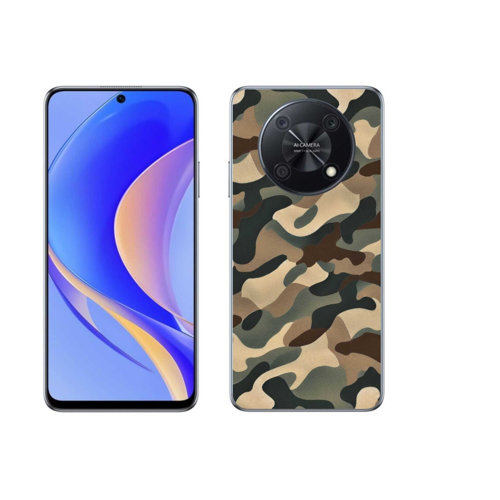 Gél borítás mmCase a Huawei Nova Y90 készülékhez - terepszínű minta 11