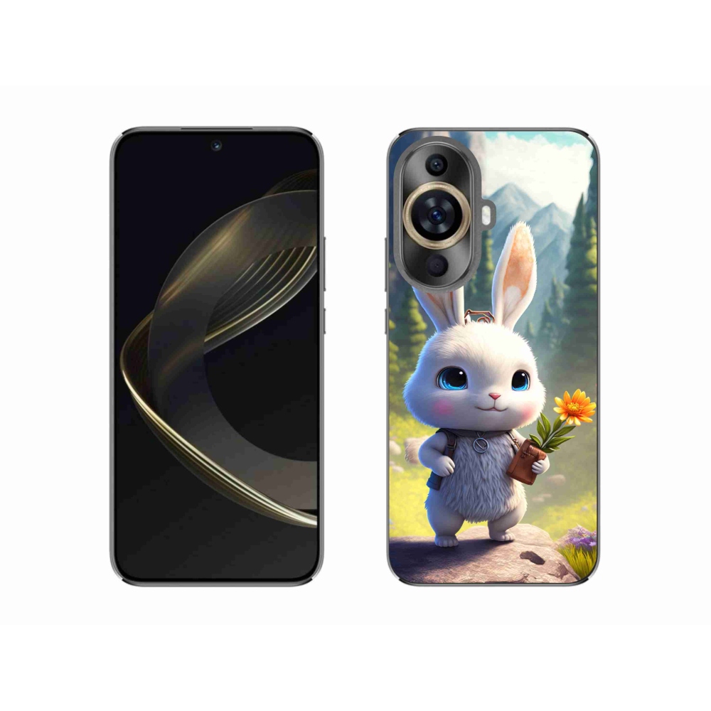 Gél borítás mmCase a Huawei Nova 11 készülékhez - aranyos nyuszi