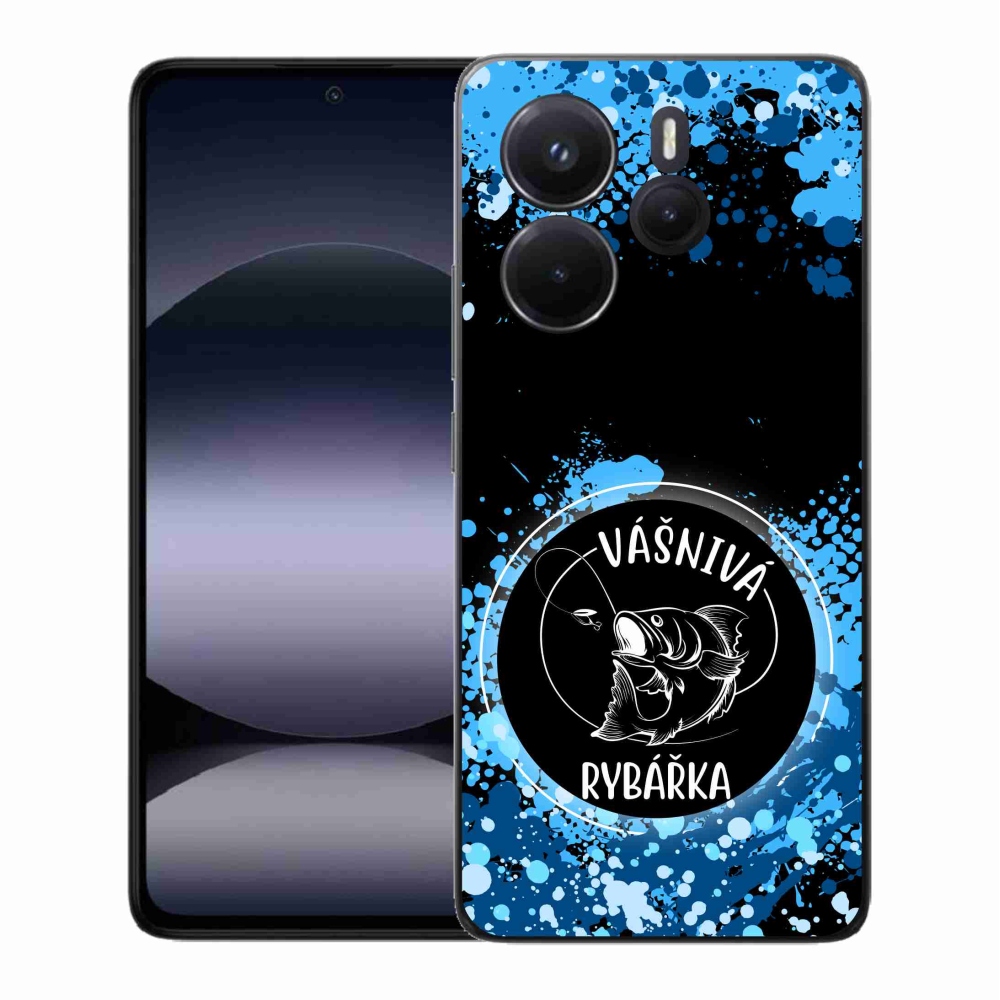 Gél borító mmCase a Xiaomi Redmi Note 14-hez - kémiai elemek fehér és fekete háttérrel