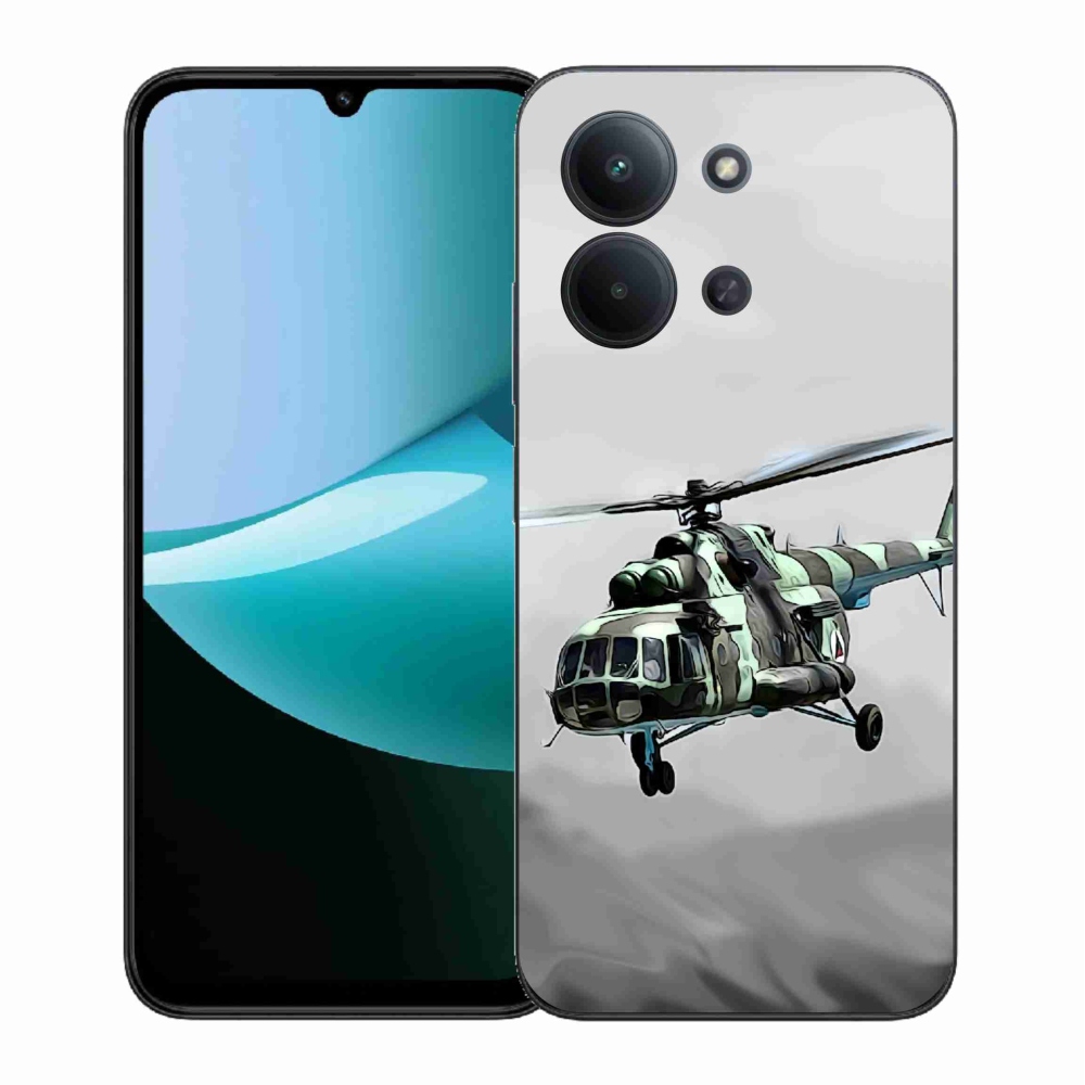 Gél borítás mmCase a Xiaomi Redmi 15C 4G (171mm)/Poco C85 4G (171mm) - katonai helikopterhez