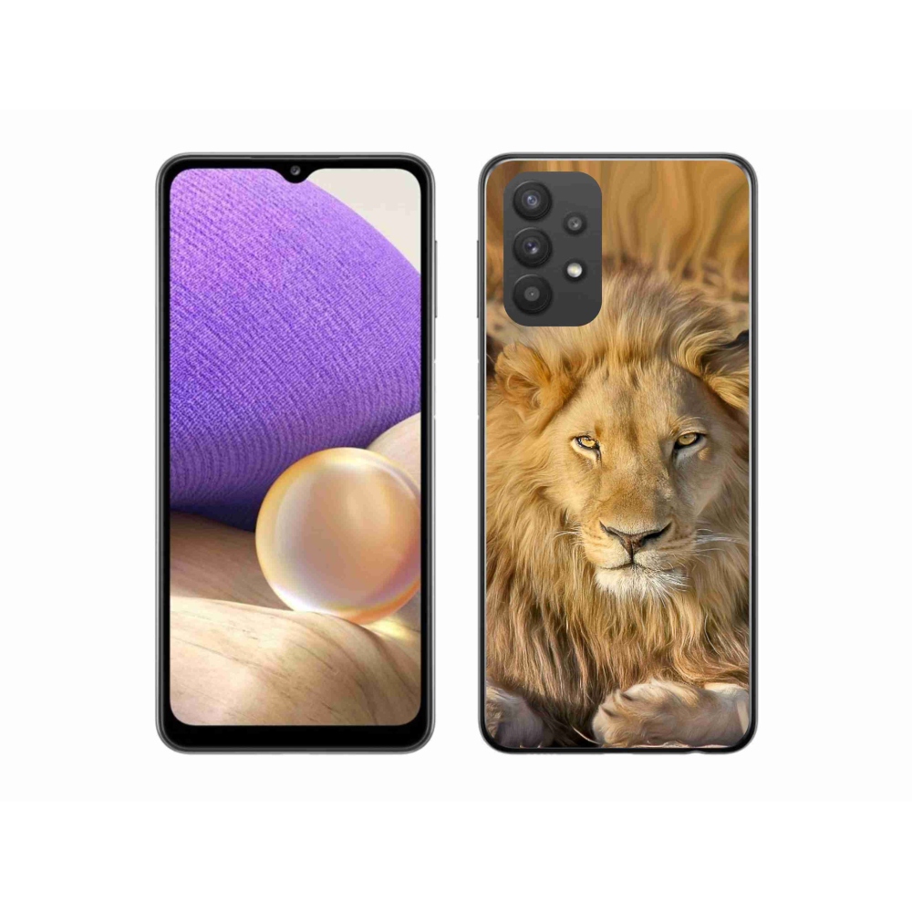 Gél védőburkolat mmCase Samsung Galaxy A32 5G - Lion 2