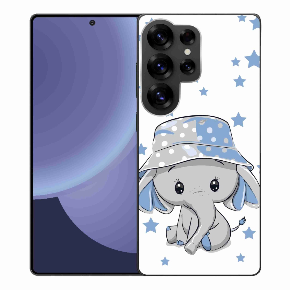 Gél védőhuzat mmCase Samsung Galaxy S25 Ultra - kék elefánthoz