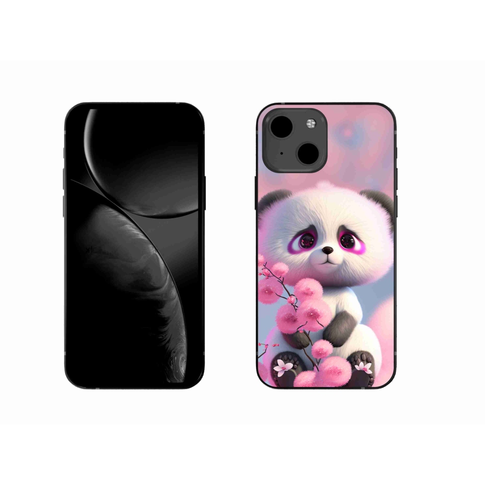 Gél borítás mmCase iPhone 13 6.1 készülékhez - aranyos panda 1