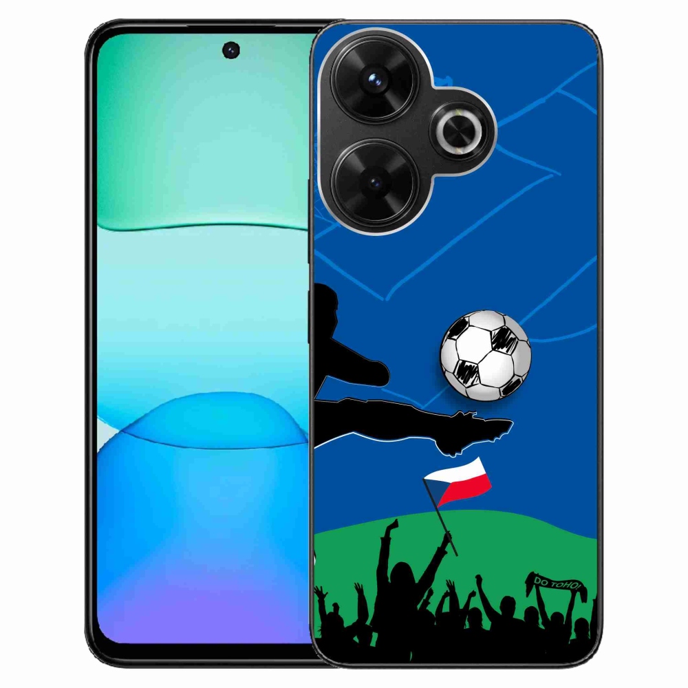 Gél borítás mmCase a Xiaomi Redmi 13 4G/Poco M6 4G - futball rajongóknak