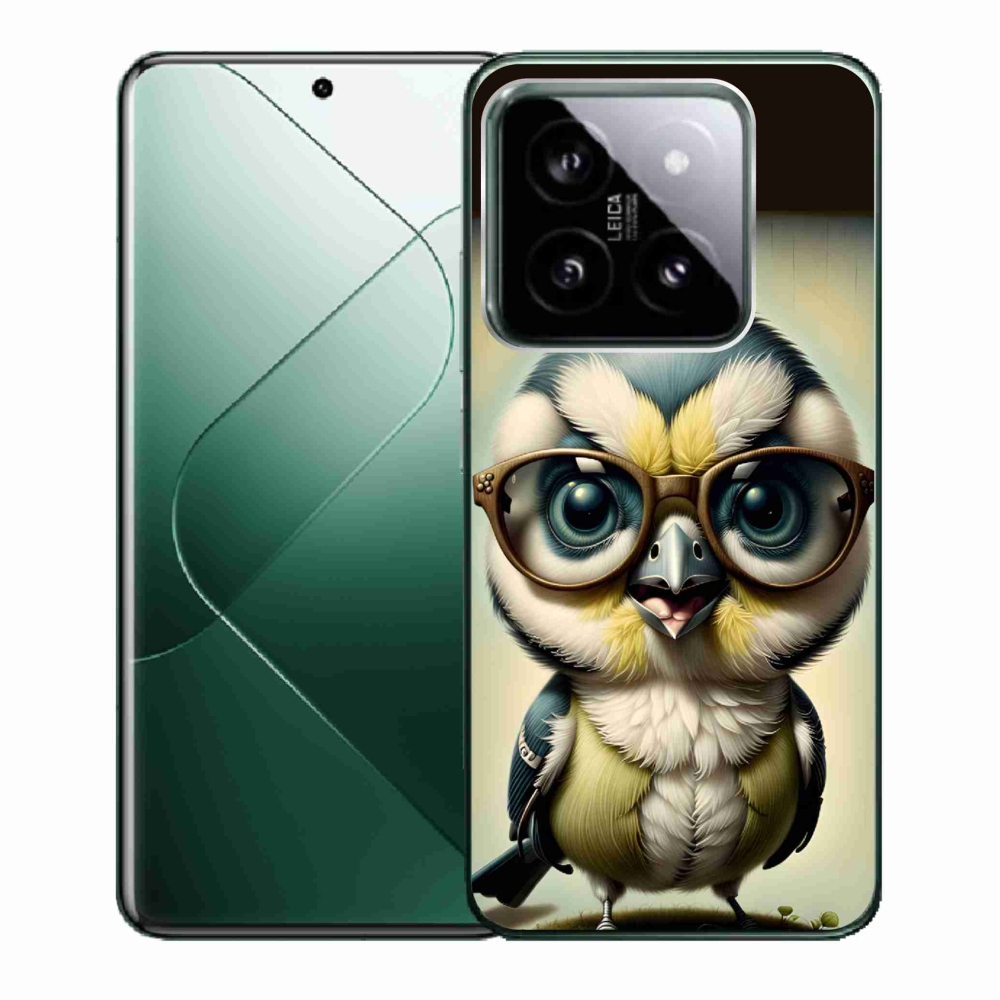 Gél borítás mmCase a Xiaomi 14 - cub szemüveggel