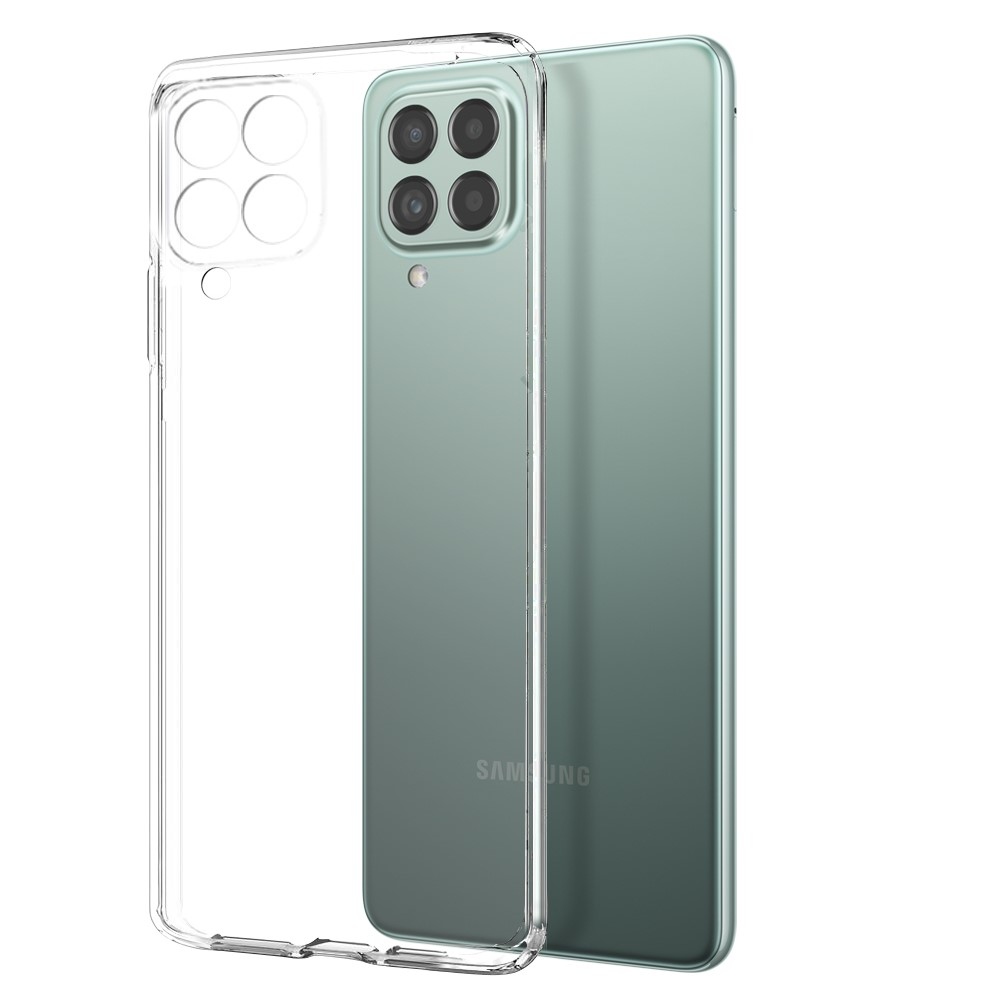 NORTHJO átlátszó zselés tok + edzett üveg Samsung Galaxy M53 5G - átlátszó