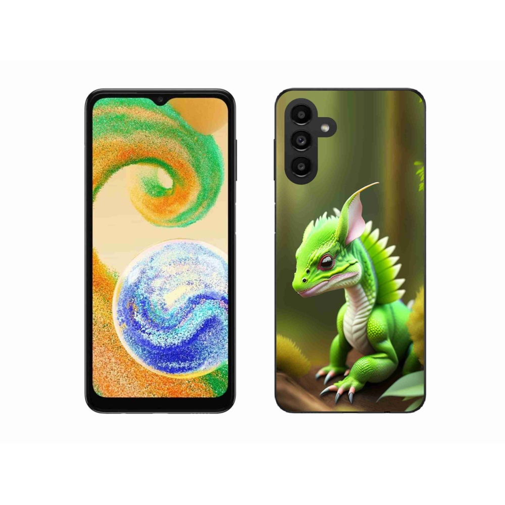 Zselés borítás mmCase Samsung Galaxy A04s (164.7x76.7x9.1mm) - zöld sárkány