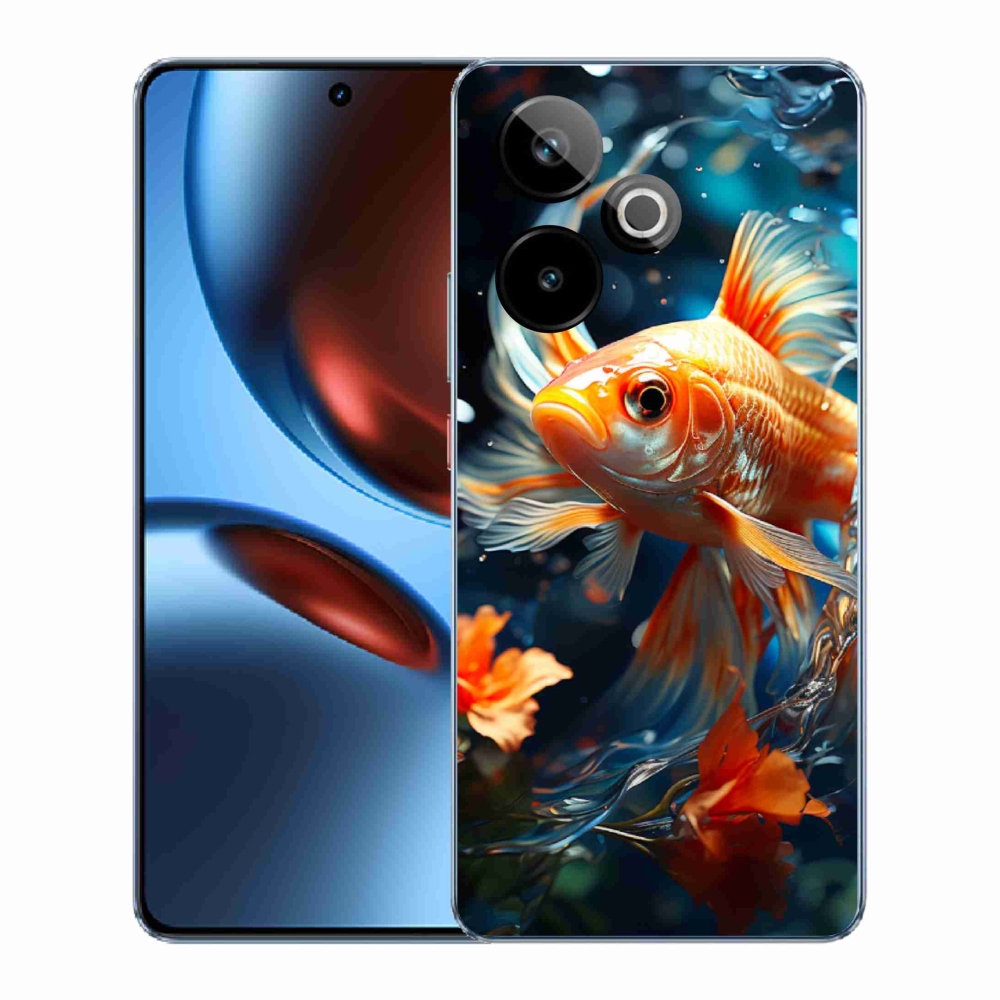 Rugalmas zselés tok mmCase képpel a Realme GT 7 5G/GT 7T 5G számára - hal