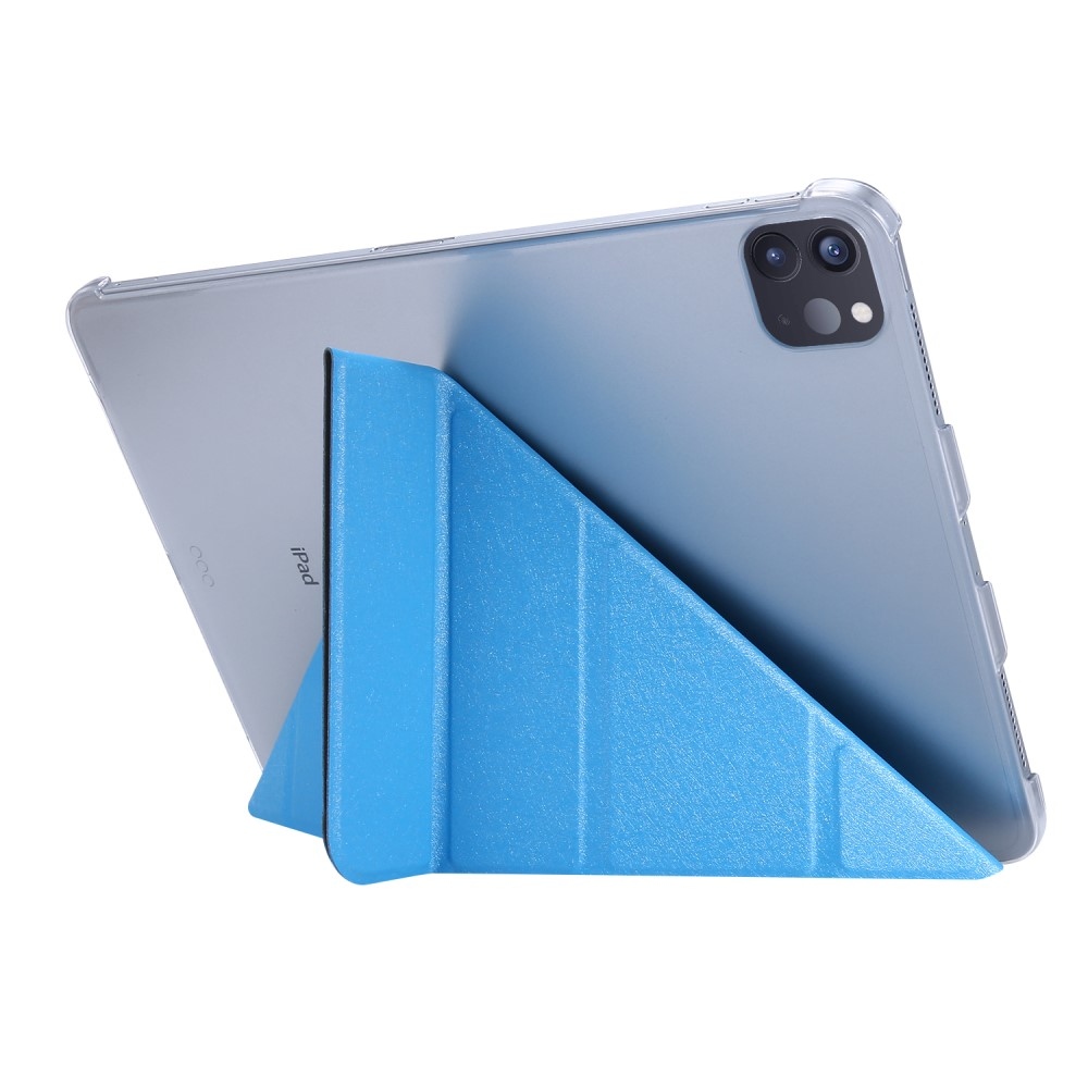 Origami okos tok iPad Pro 12.9 (2020/21/22) - világoskék színű