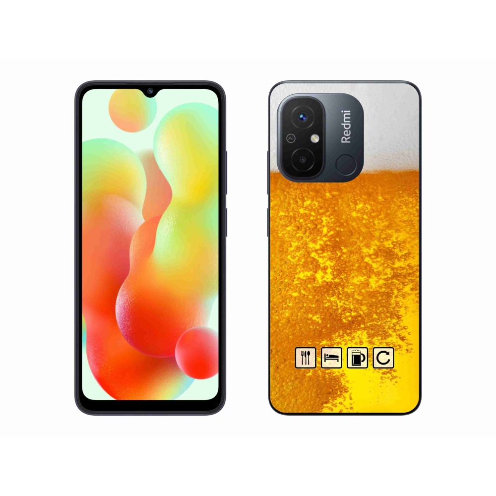 Gél borítás mmCase a Xiaomi Redmi 12C számára - sör motívum 3
