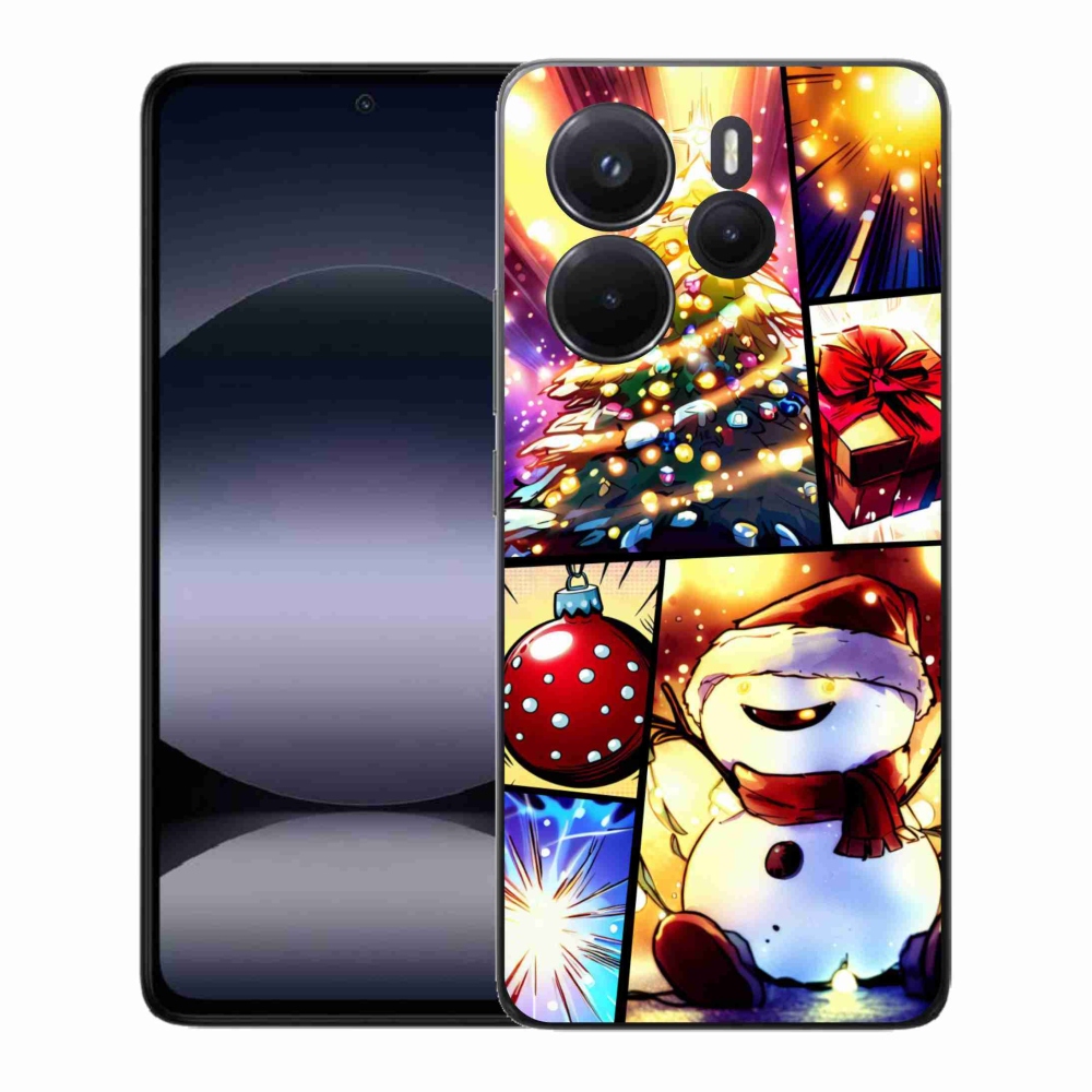 Gél borító mmCase a Xiaomi Redmi Note 14-hez - karácsonyi motívumok 1