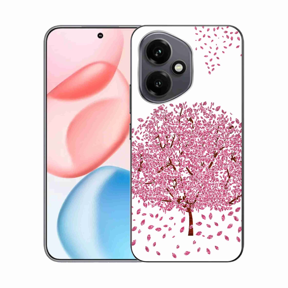 Zselés borító mmCase a Honor 400-hoz - rajzfilmfa levelekkel