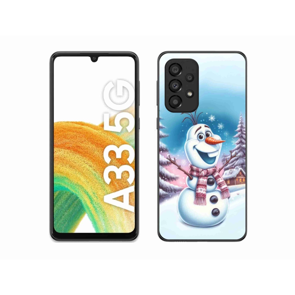 Gél borítás mmCase Samsung Galaxy A33 5G - ice kingdom - jégkirályság