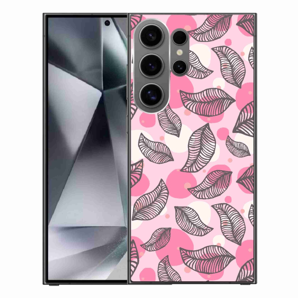 Gél borítás mmCase Samsung Galaxy S24 Ultra készülékhez - rajzfilmes hulló levelek