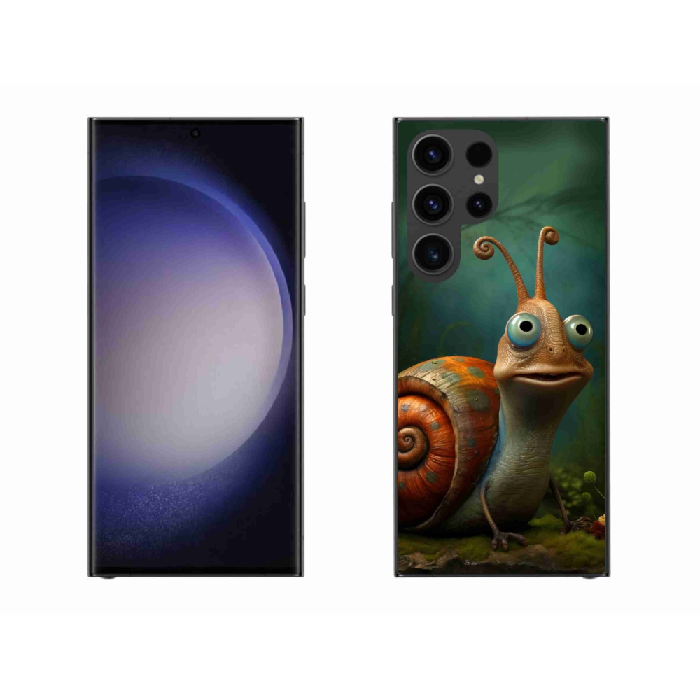 Zselés borítás mmCase Samsung Galaxy S23 Ultra 5G - csiga