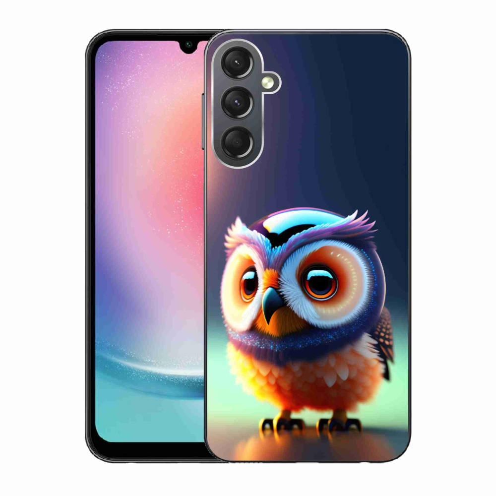 Zselés borítás mmCase Samsung Galaxy A24 készülékhez - bagoly