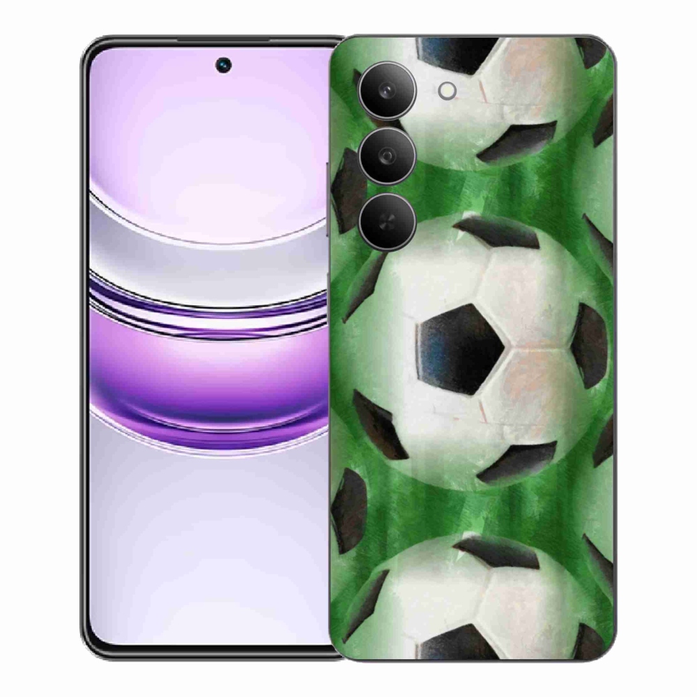 Gél borítás mmCase a Realme 14x 5G-hez - focilabda