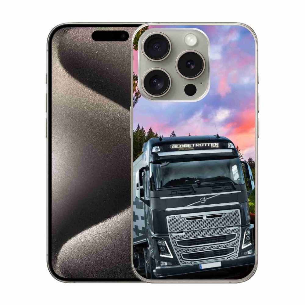 Zselés borítás mmCase iPhone 15 Pro készülékhez - teherautó 2