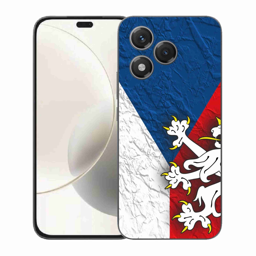 Zselés borítás mmCase a Honor 400 Lite számára - cseh zászló 1