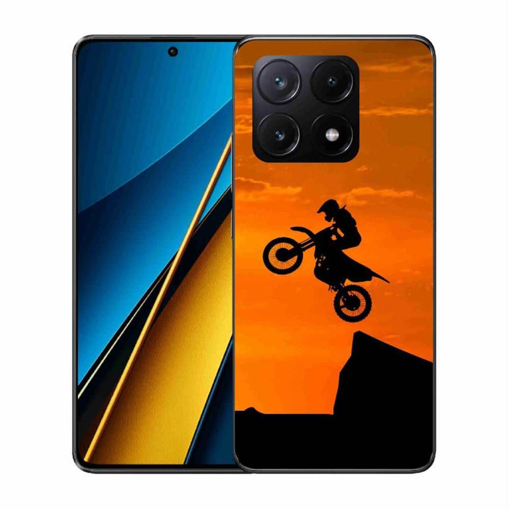 Gél borítás mmCase a Xiaomi Poco X6 Pro 5G számára - motocross