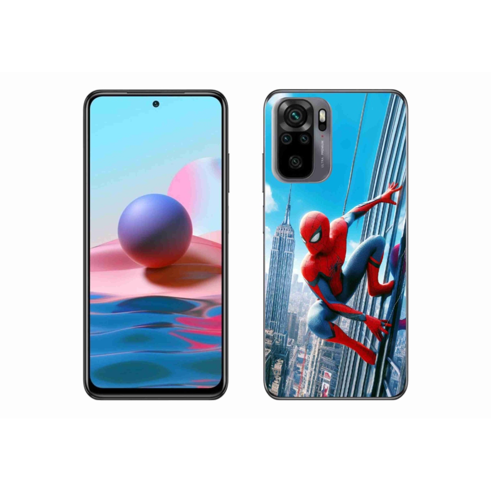 Gél borítás mmCase a Xiaomi Redmi Note 10 4G-hez - spiderman