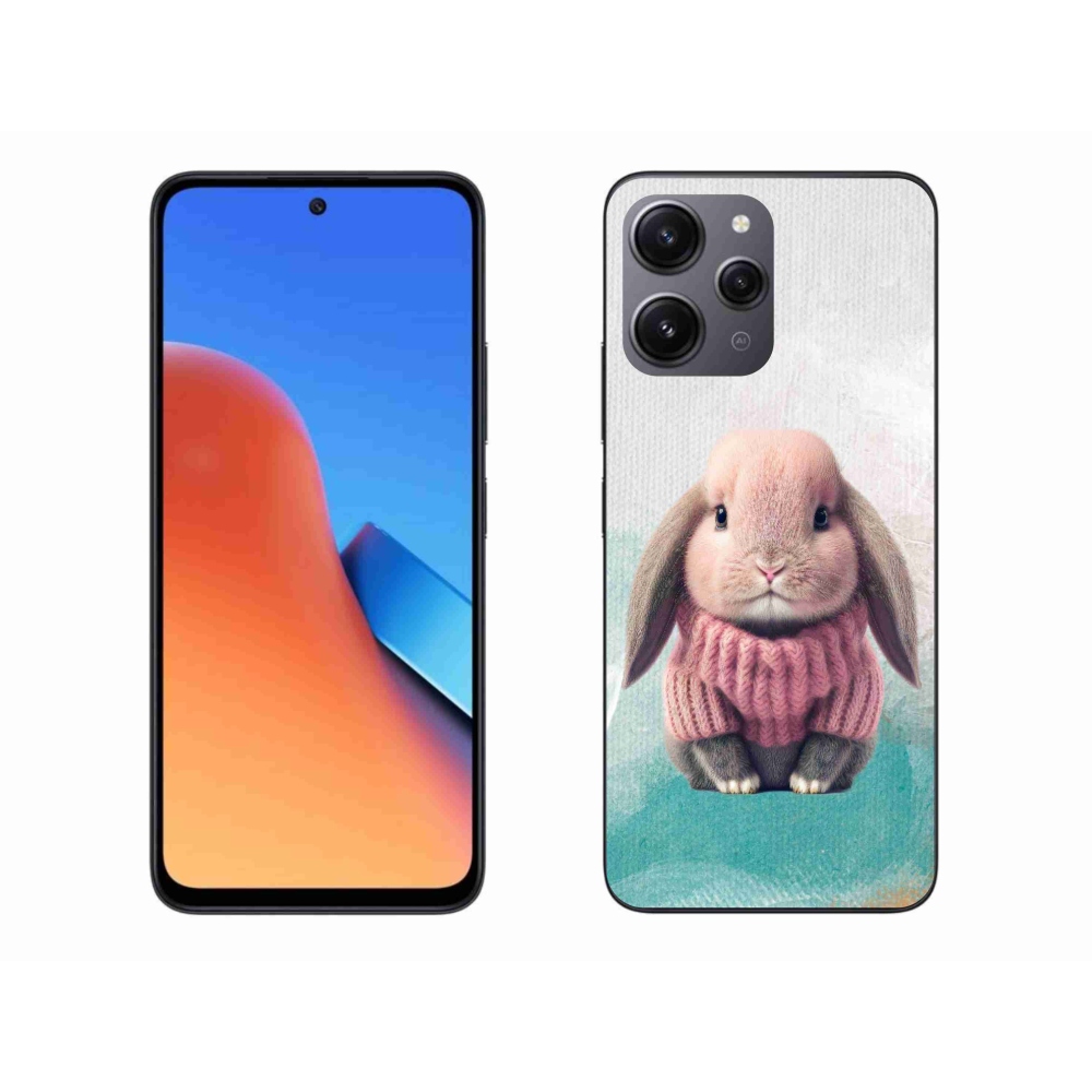 Gél borítás mmCase a Xiaomi Redmi 12-hez - nyúl pulóverben