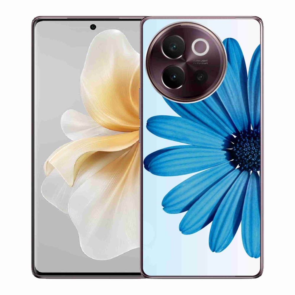 Gél tok mmCase a Vivo V40 Lite 5G készülékhez - kék margaréta