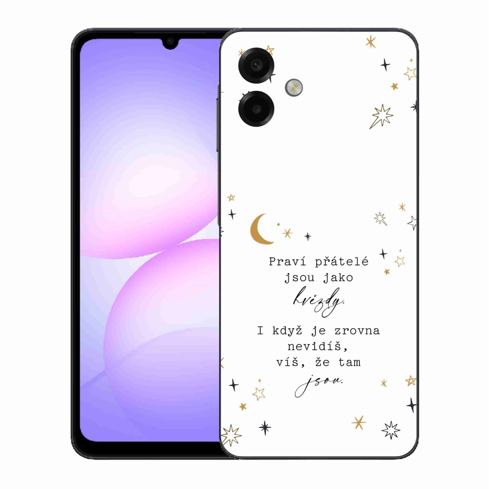 Gél borítás mmCase Samsung Galaxy A07 4G - idézem 6 fehér háttér