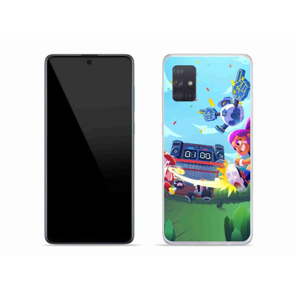 Gél borítás mmCase Samsung Galaxy A71 - verekedős csillagok 1