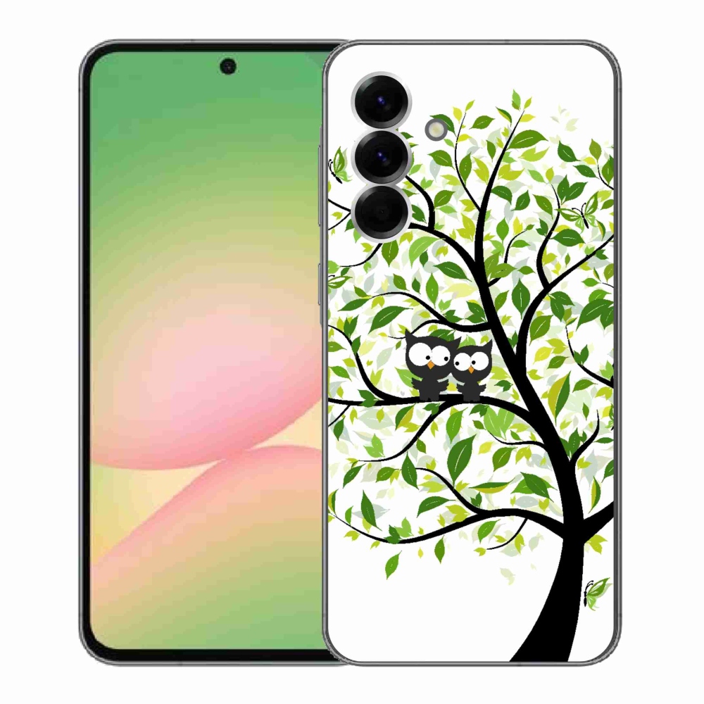 Zselés borítás mmCase Samsung Galaxy A56 5G - baglyok a fán