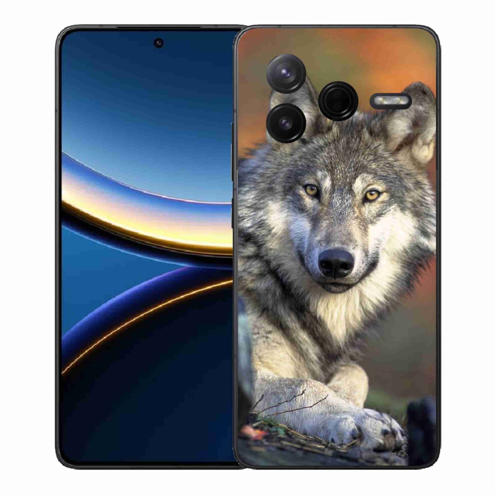 Gél borítás mmCase a Xiaomi Poco F7 Pro számára - farkas