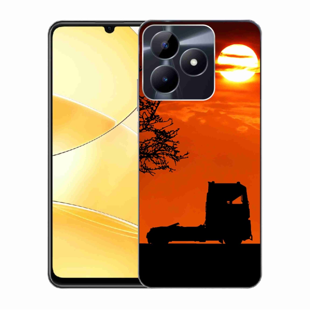 Zselés borítás mmCase a Realme C51/C53 készülékhez - teherautó 3