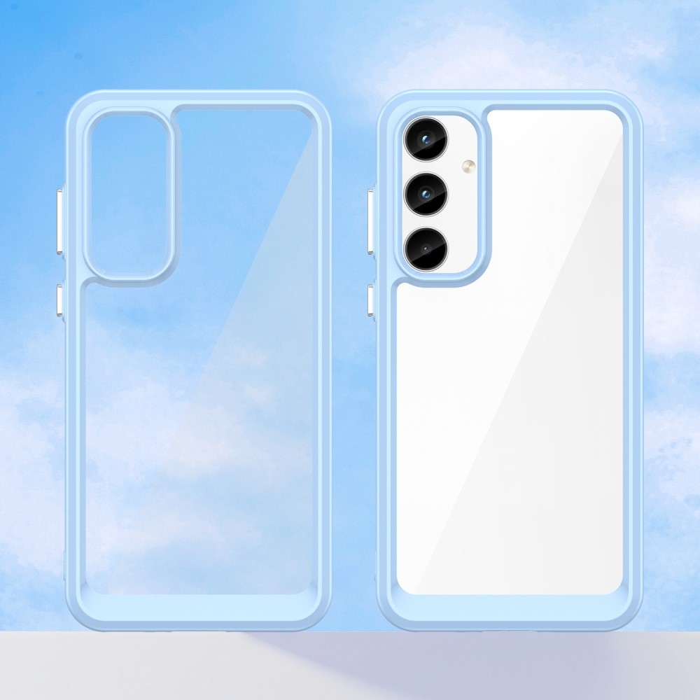 Gél tok kemény hátlappal Samsung Galaxy A35 5G készülékhez - kék