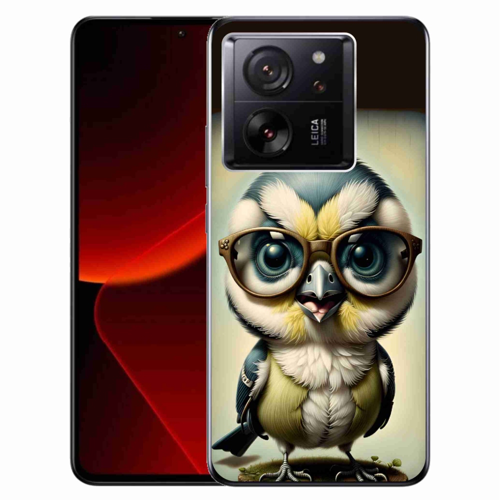 Zselés borítás mmCase a Xiaomi 13T/13T Pro - cub szemüveggel